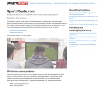 Sporttiruutu.com(Sporttiruutu) Screenshot