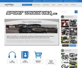 Sporttruckusainc.com(The suspension experts) Screenshot