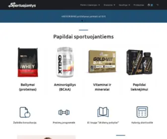 Sportuojantys.lt(Papildai sportuojantiems) Screenshot