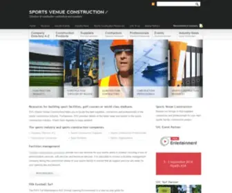 Sportvenueconstruction.com(Sport Facilities Management and Sport Venue Construction with Sport Construction Contractors) Screenshot