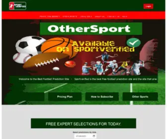 Sportverified.com Screenshot