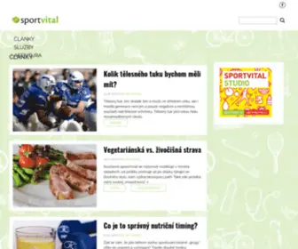 Sportvital.cz(Úvod) Screenshot