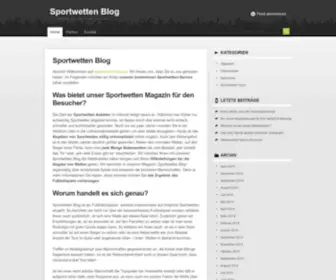 Sportwetten-Blog.org(Sportwetten Blog) Screenshot