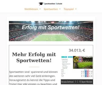 Sportwetten.schule(Verdiene Geld mit Sportwetten) Screenshot