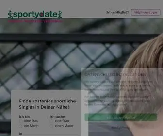 Sportydate.de(Singlebörse für sportliche Singles) Screenshot