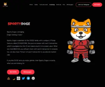 Sportydoge.net(Sporty Doge) Screenshot