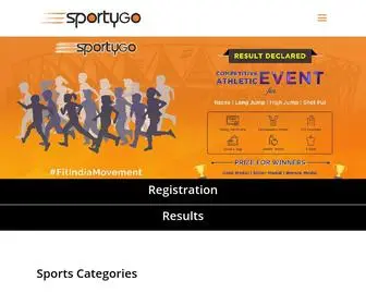 Sportygo.in Screenshot