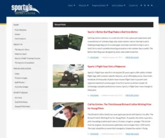 Sportyspress.com(Sporty's Pilot Shop Media Center) Screenshot