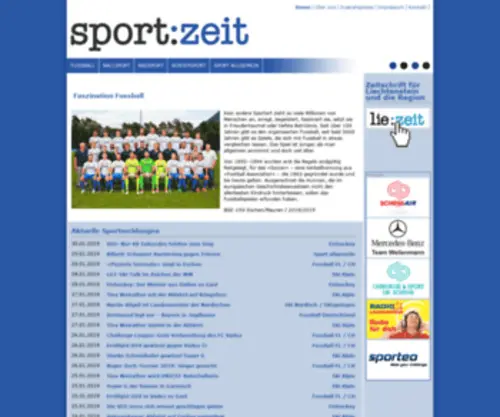 Sportzeit.li(Zeit online) Screenshot