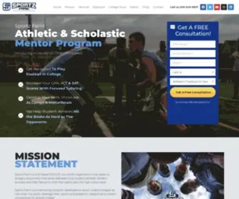 SportzFarm.org(Sportz Farm is a NJ based 501(c)(3)) Screenshot