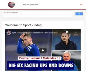 Sportzindagi.com(Your own Sports World) Screenshot