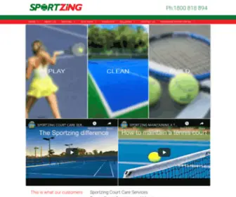 Sportzing.com.au(Sportzing) Screenshot