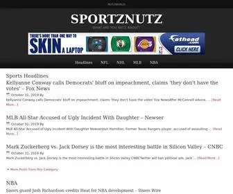 Sportznutz.com(What are you Nutz about) Screenshot