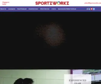 Sportzworkz.com(Broadcasting & Media Production Company) Screenshot