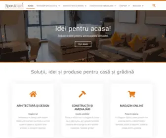 Sporulcasei.ro(Sporul casei) Screenshot