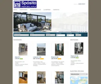 Spositoinmobiliaria.com.ar(Sposito Inmobiliaria) Screenshot