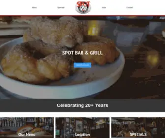 Spotbarandgrill.com(Spot Bar & Grill) Screenshot