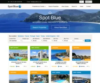 Spotblue.com(Spot Blue) Screenshot