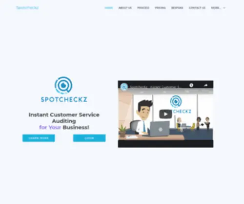 Spotcheckz.com(Easy customer service auditing for small businesses) Screenshot