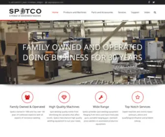 Spotco.com(A World of Resistance Welding) Screenshot