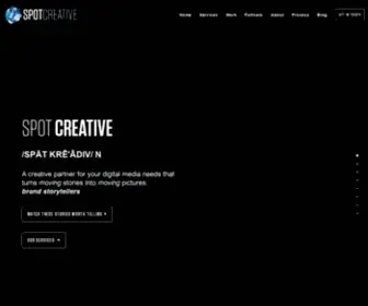 Spotcreative.com(Spot Creative) Screenshot