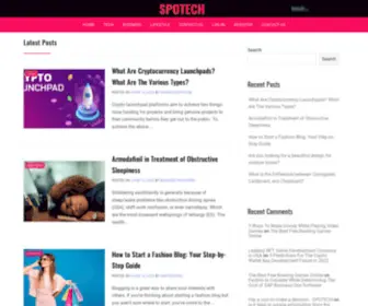 Spotech.us(Homepage) Screenshot