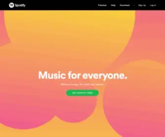 Spotify.at(Listening is everything) Screenshot