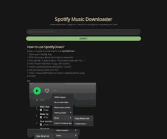 Spotifydown.com(Spotifydown) Screenshot