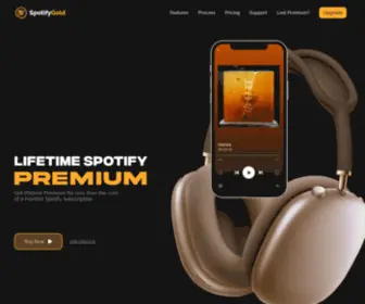 Spotifygold.com(Cheapest Lifetime Premium) Screenshot