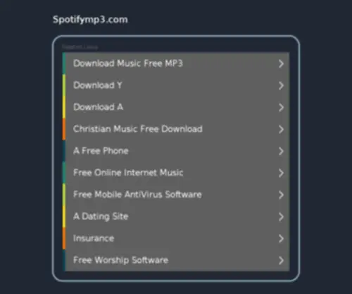 SpotifyMP3.com(Spotify MP3) Screenshot