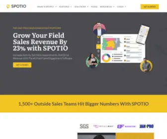 Spotio.com(#1 Field Sales Software for Reps & Managers) Screenshot