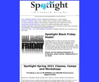 Spotlightarts.com(Spotlight Theatre Arts) Screenshot