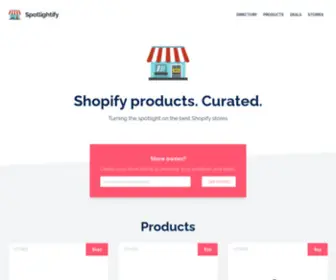 Spotlightify.com(Spotlightify) Screenshot