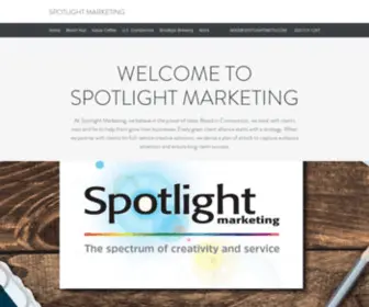 Spotlightmktg.com(Brand Building and Promotions) Screenshot