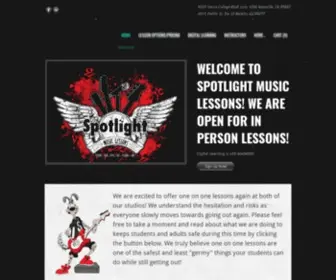 Spotlightmusiclessons.com(Spotlightmusiclessons) Screenshot