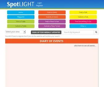 Spotlighton.co.uk(Spotlight) Screenshot