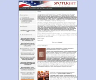 Spotlightonfreedom.com(Spotlight on Freedom) Screenshot