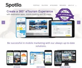 Spotlio.com(Digitalization for Destinations and Ski Lift Operators) Screenshot