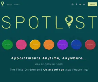 Spotlistinc.com(Spotlist is the first on) Screenshot