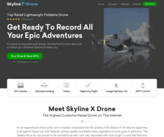 Spotnewtech.com(Skylinexdrone.com Skyline X Drone) Screenshot