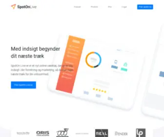 Spotonlive.dk(Opret din virksomhed gratis) Screenshot