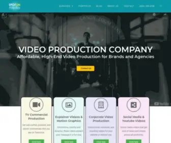 Spotonmediatv.com(Video Production Company and Creative Agency) Screenshot