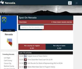 Spotonnevada.com(Spot On Nevada) Screenshot