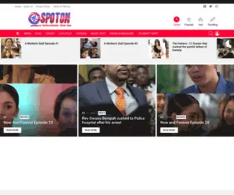 Spotonnews.net(Authentic Ghanaian Entertainment News Hub) Screenshot