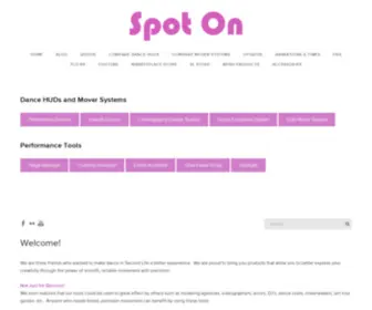 Spotonsl.com(Spot On Choreography Tools Blog) Screenshot