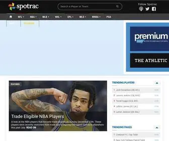 Spotrac.com(Sports Contracts) Screenshot