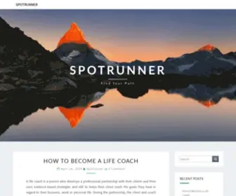 Spotrunner.com(Find Your Path) Screenshot