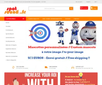 Spotsound.fr(Vente déguisement) Screenshot