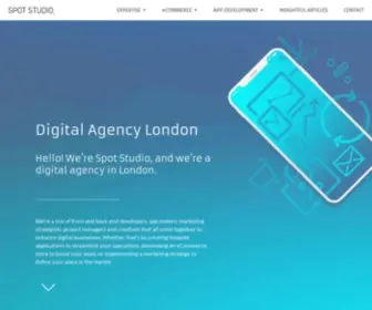 Spotstudio.net(Digital Agency London) Screenshot