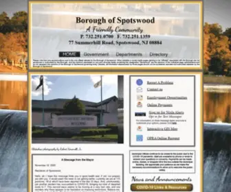 Spotswoodboro.com(Spotswood, NJ) Screenshot